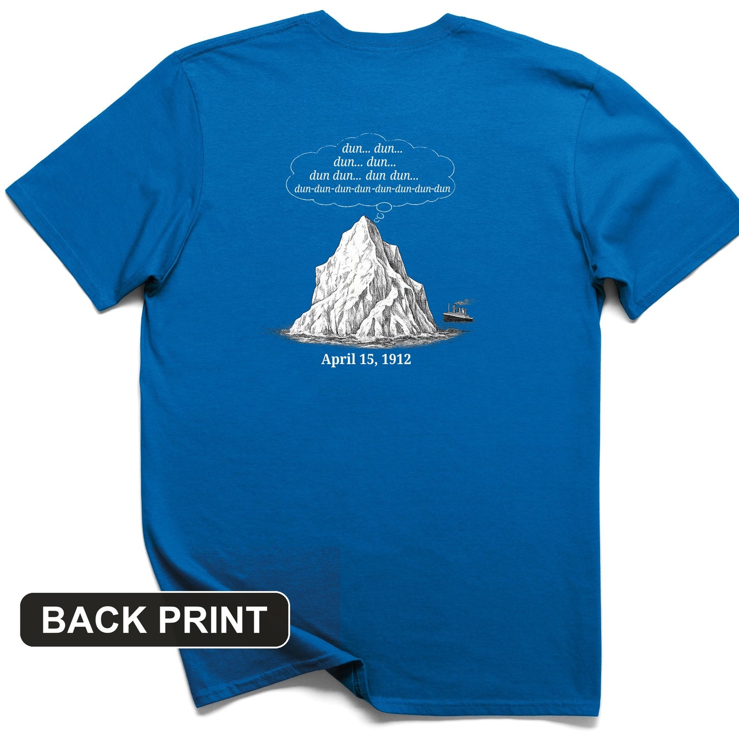 Iceberg Jaws Back Print T-Shirt