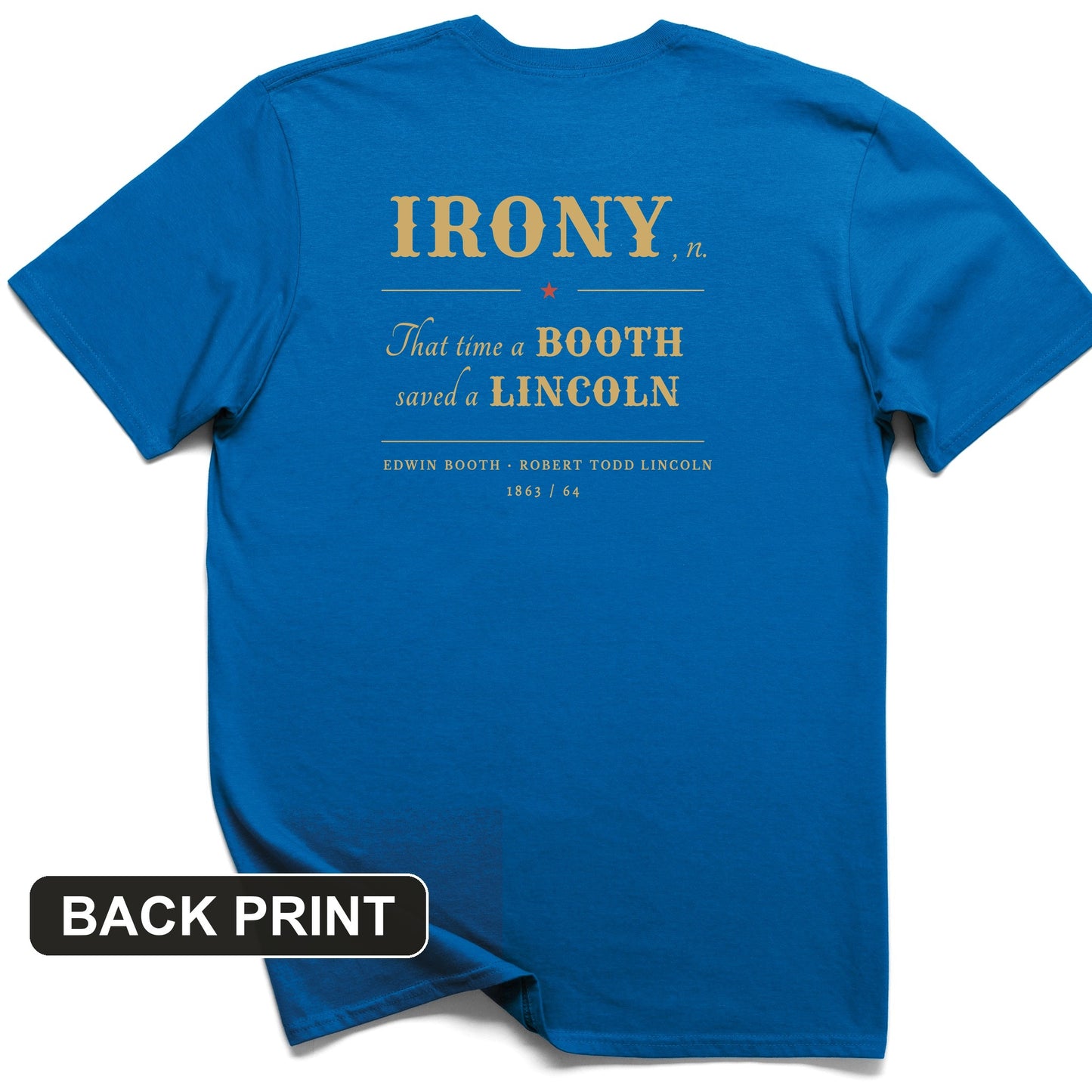 Irony Back Print T-Shirt