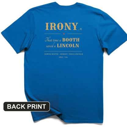 Irony Back Print T-Shirt