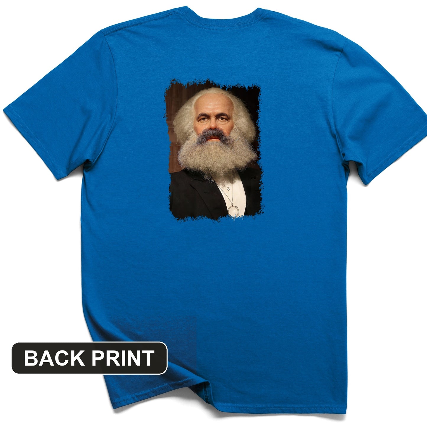 Karl Marx Back Print T-Shirt
