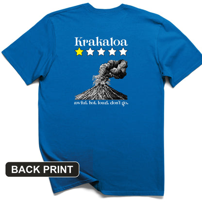 Krakatoa 1 Star Back Print T-Shirt