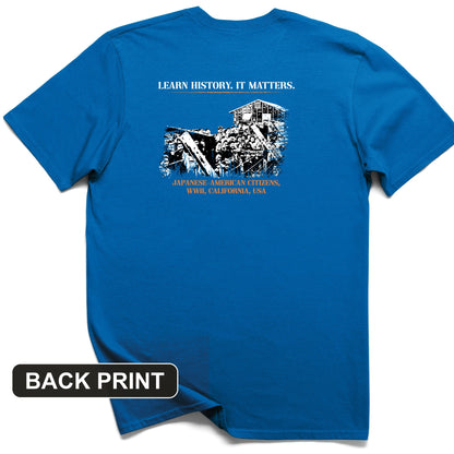 Learn History It Matters Back Print T-Shirt