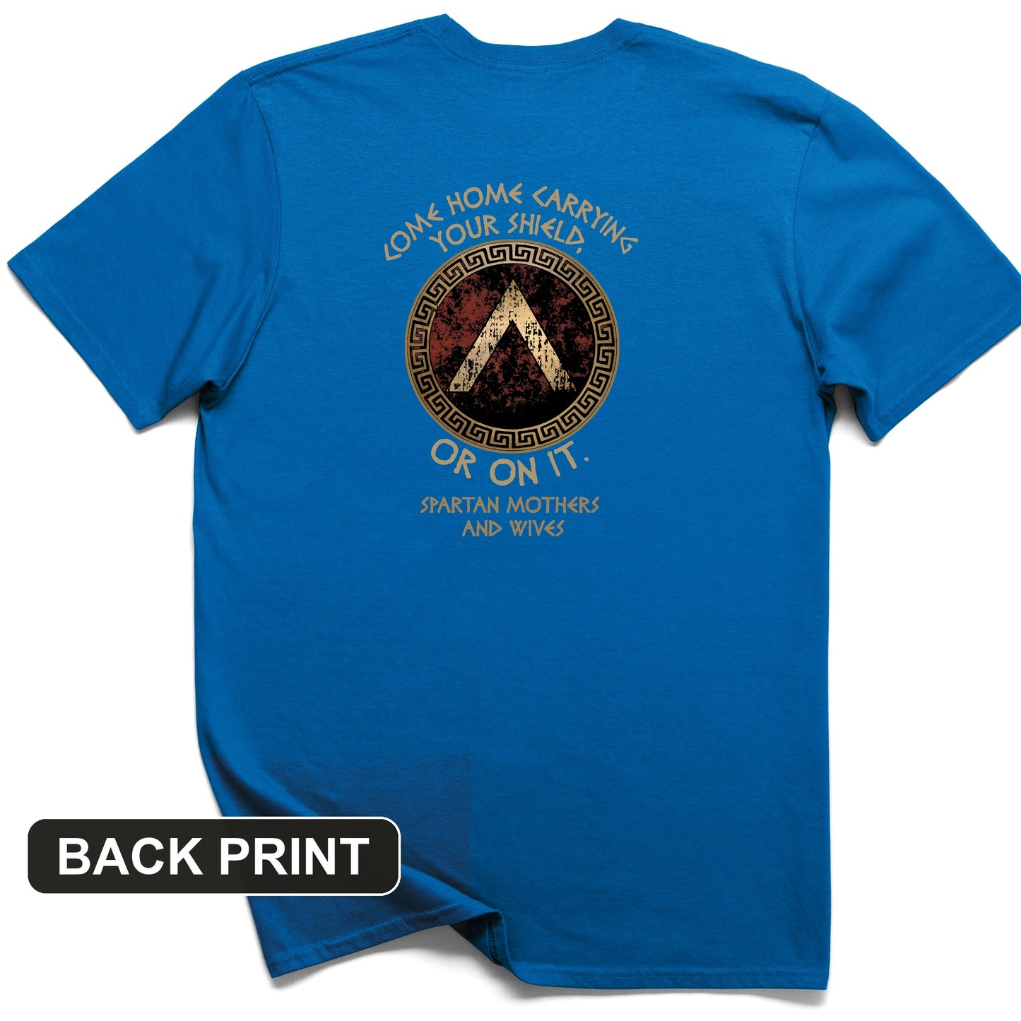 On Your Shield Back Print T-Shirt