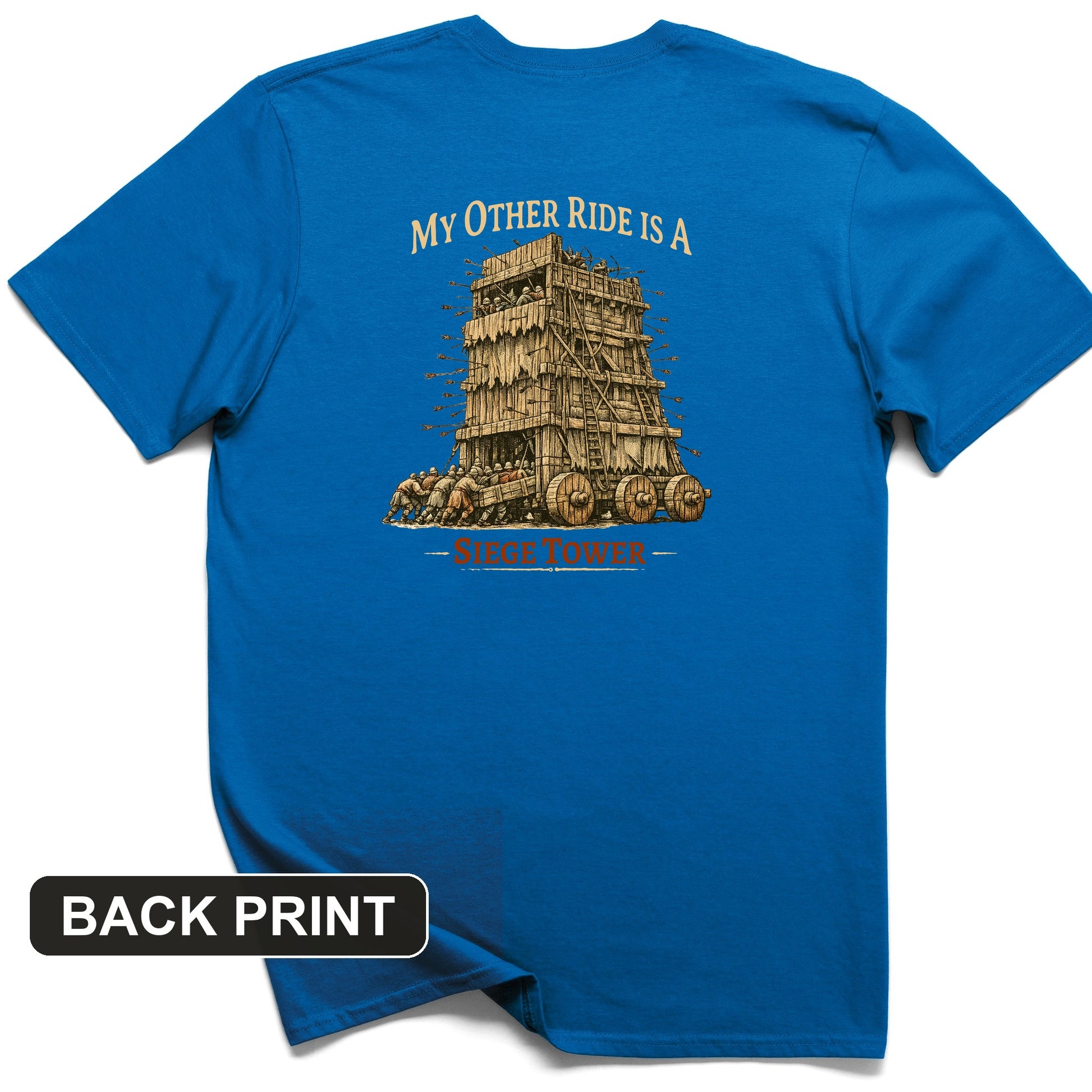 Other Ride Siege Tower Back Print T-Shirt