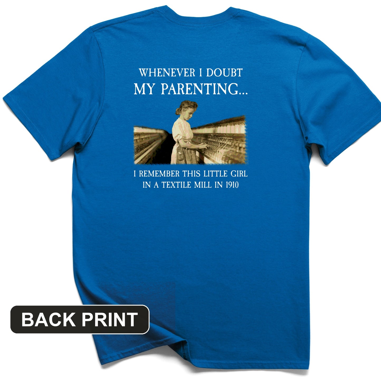 Parenting Back Print T-Shirt