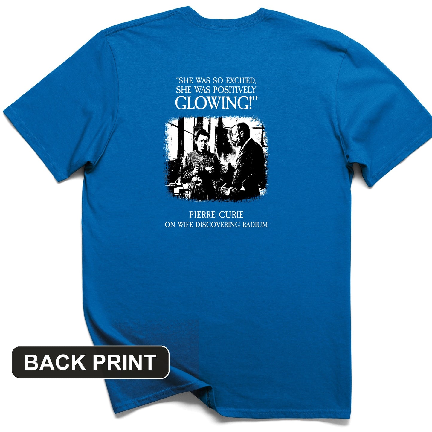 Pierre Curie Back Print T-Shirt