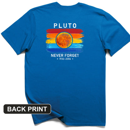 Pluto Never Forget Back Print T-Shirt