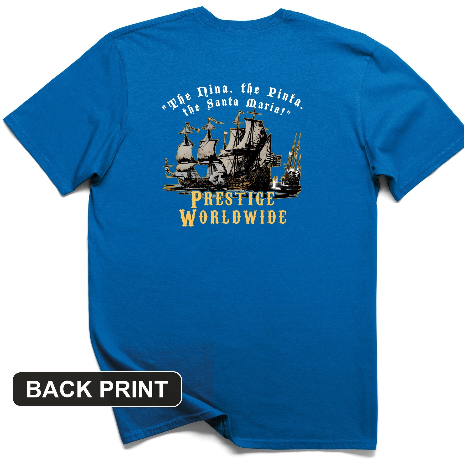 Prestige Worldwide Back Print T-Shirt