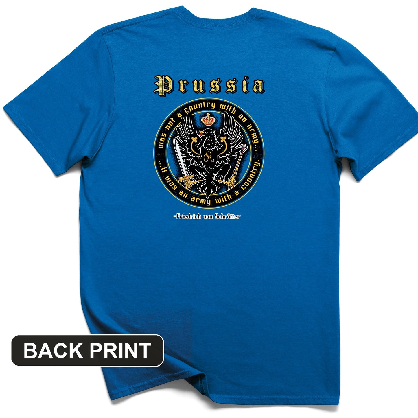 Prussia Back Print T-Shirt