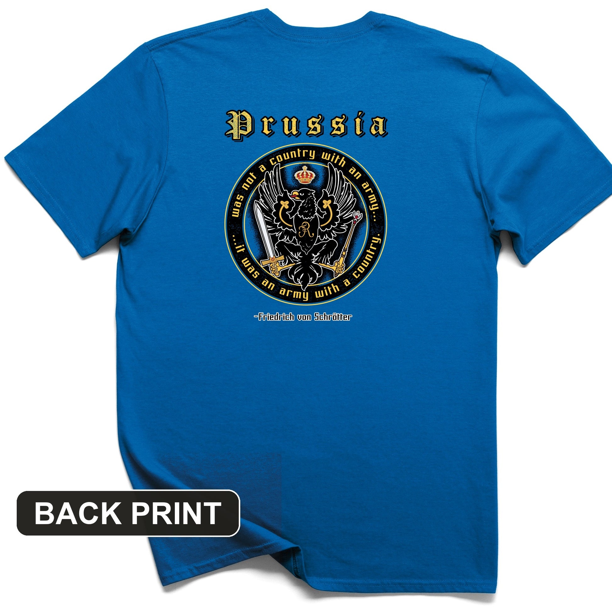 Prussia Back Print T-Shirt