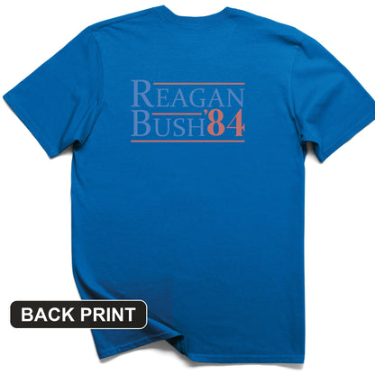 Reagan Bush Back Print T-Shirt