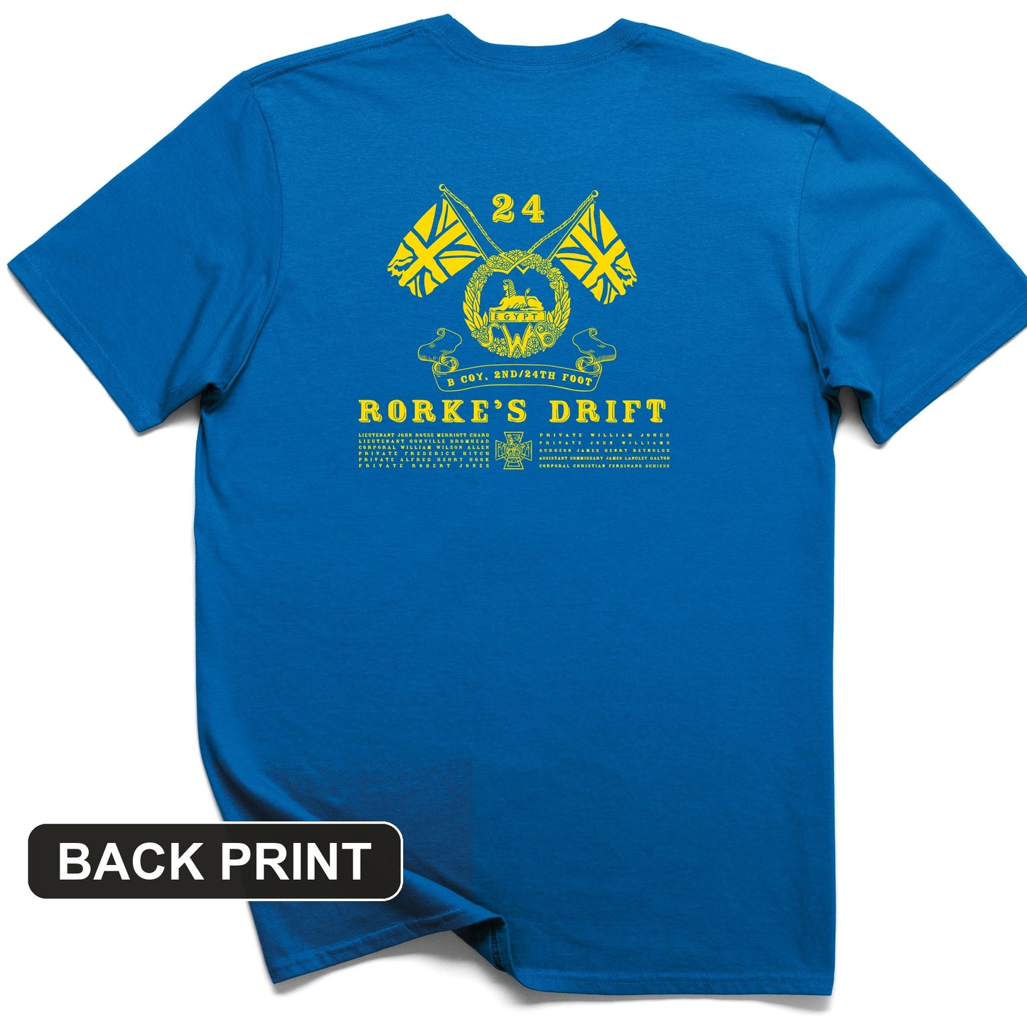 Rorke's Drift Back Print T-Shirt