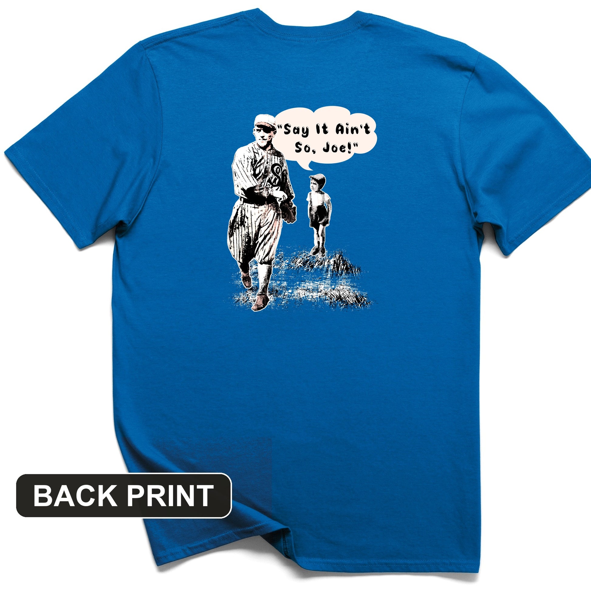 Shoeless Joe Jackson Back Print T-Shirt
