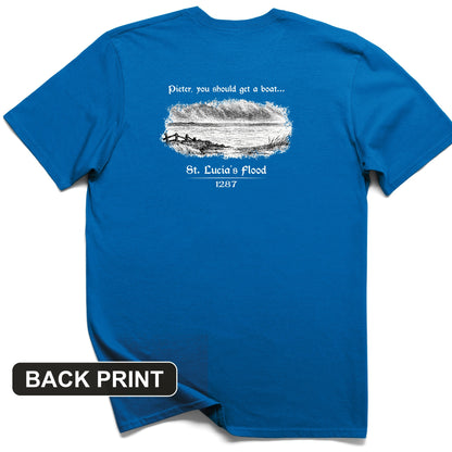 St Lucia Flood Back Print T-Shirt