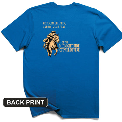 The Midnight Ride Back Print T-Shirt