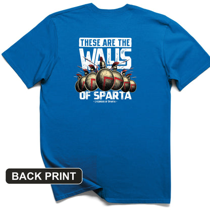 The Walls Of Sparta Back Print T-Shirt
