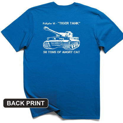 Tiger Tank Back Print T-Shirt