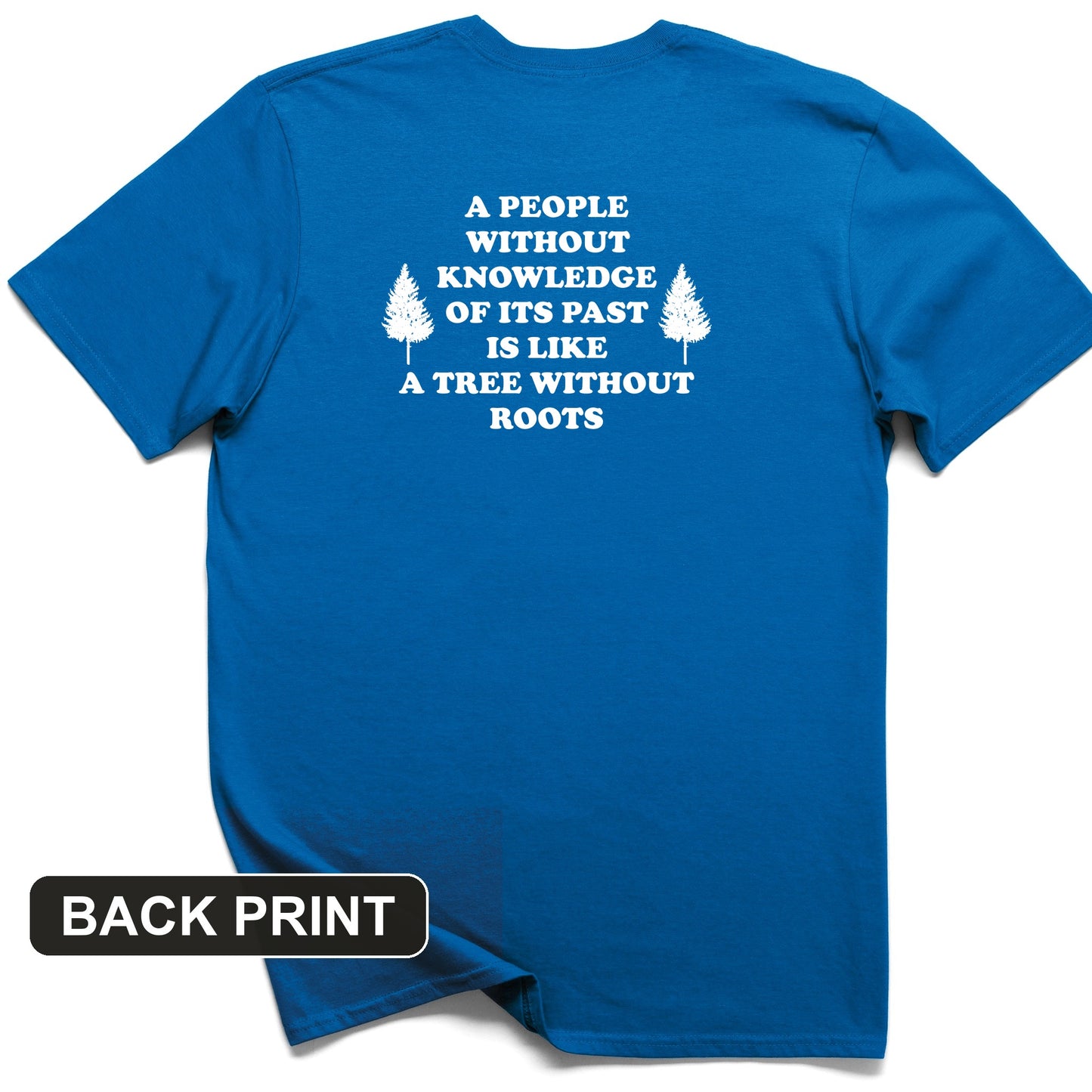 Tree Without Roots Back Print T-Shirt