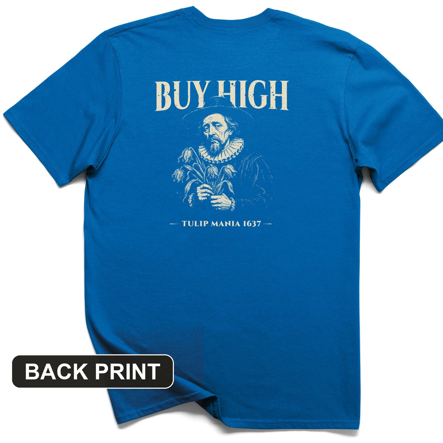 Tulip Mania Back Print T-Shirt