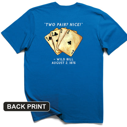 Two Pair Back Print T-Shirt