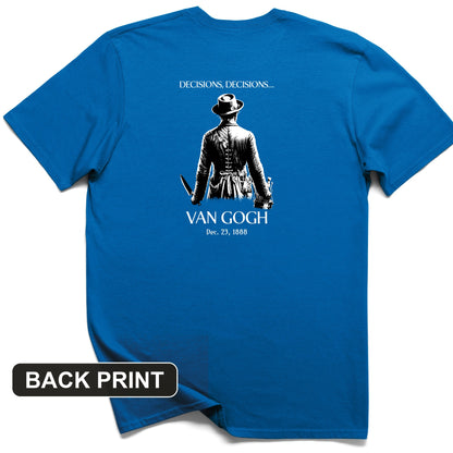Van Gogh choices Back Print T-Shirt
