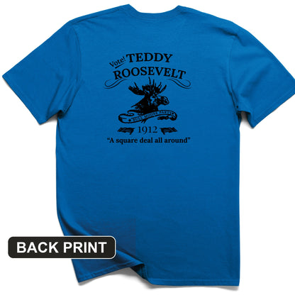 Vote Teddy Back Print T-Shirt