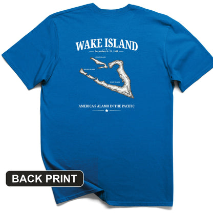 Wake Island - Alamo Back Print T-Shirt
