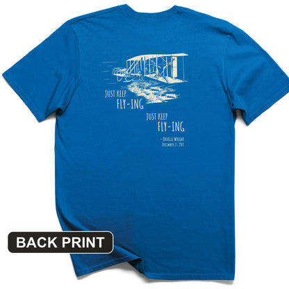 Wright Brothers Back Print T-Shirt