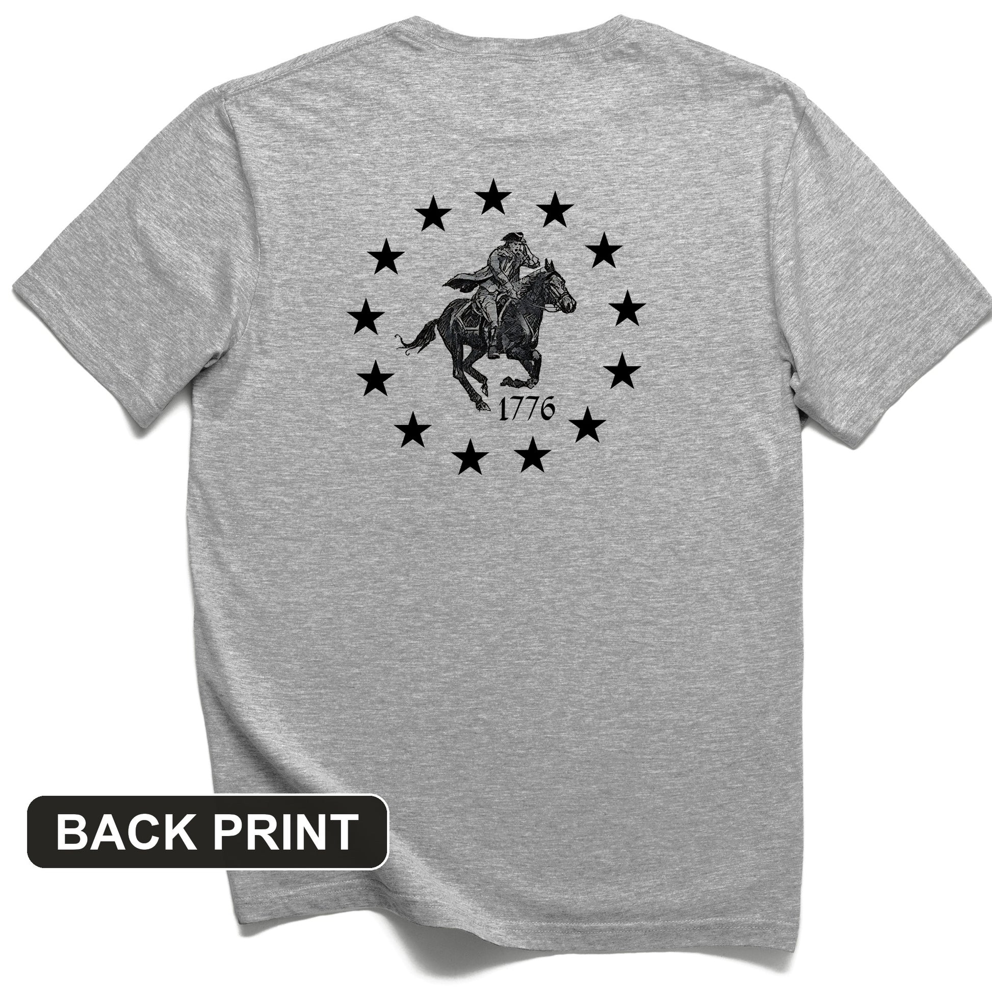 1776 Back Print T-Shirt