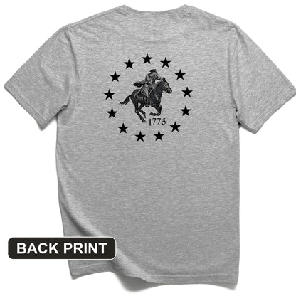 1776 Back Print T-Shirt