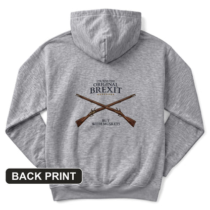 1776 Brexit Back Print Hoodie