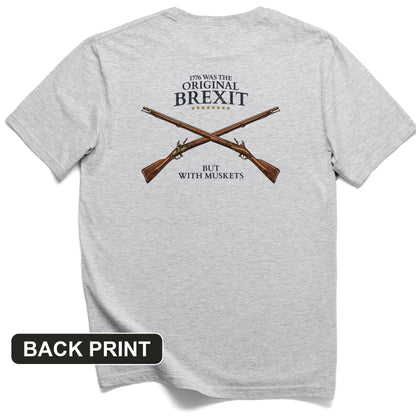 1776 Brexit Back Print T-Shirt