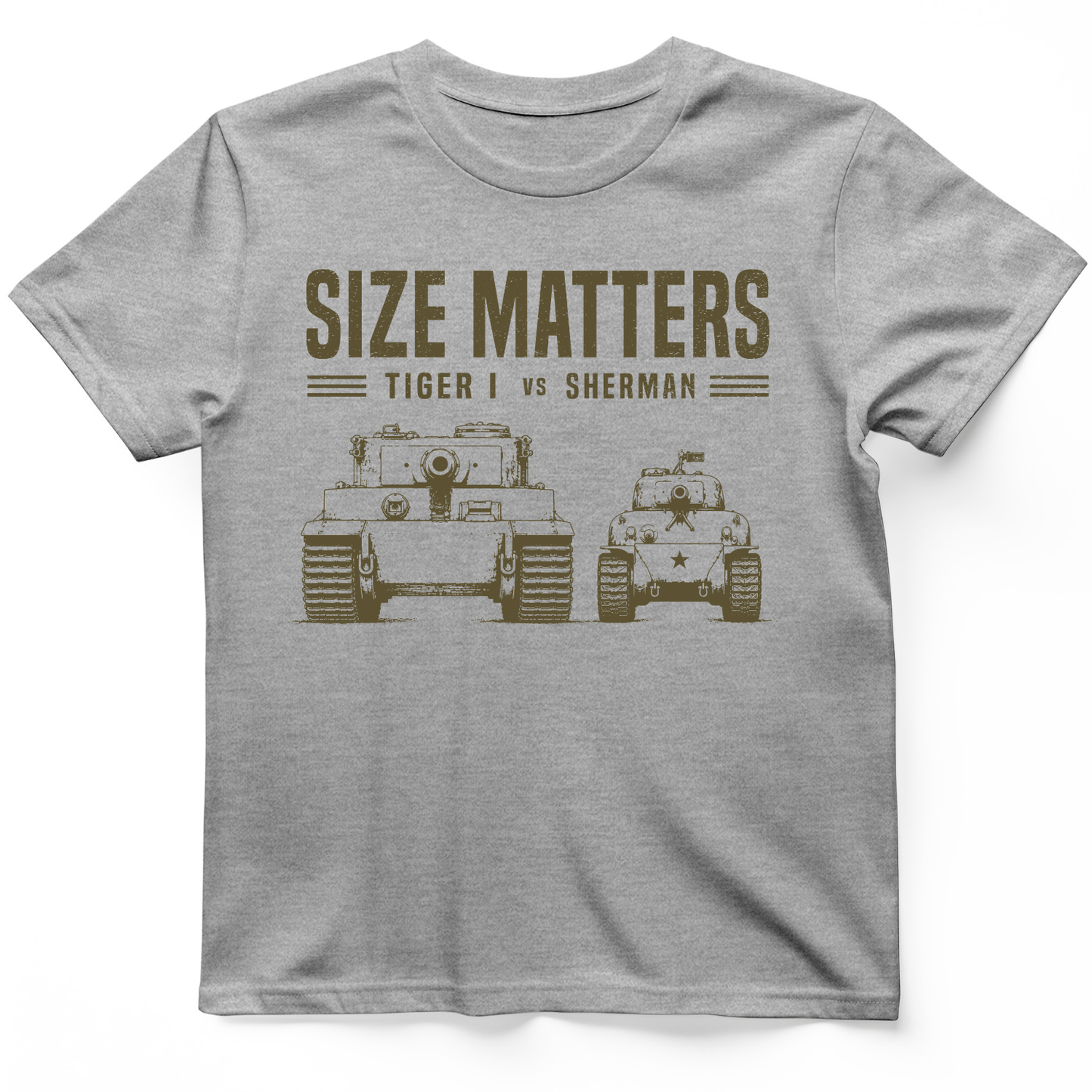 Tiger vs Sherman T-Shirt Sport Grey / S