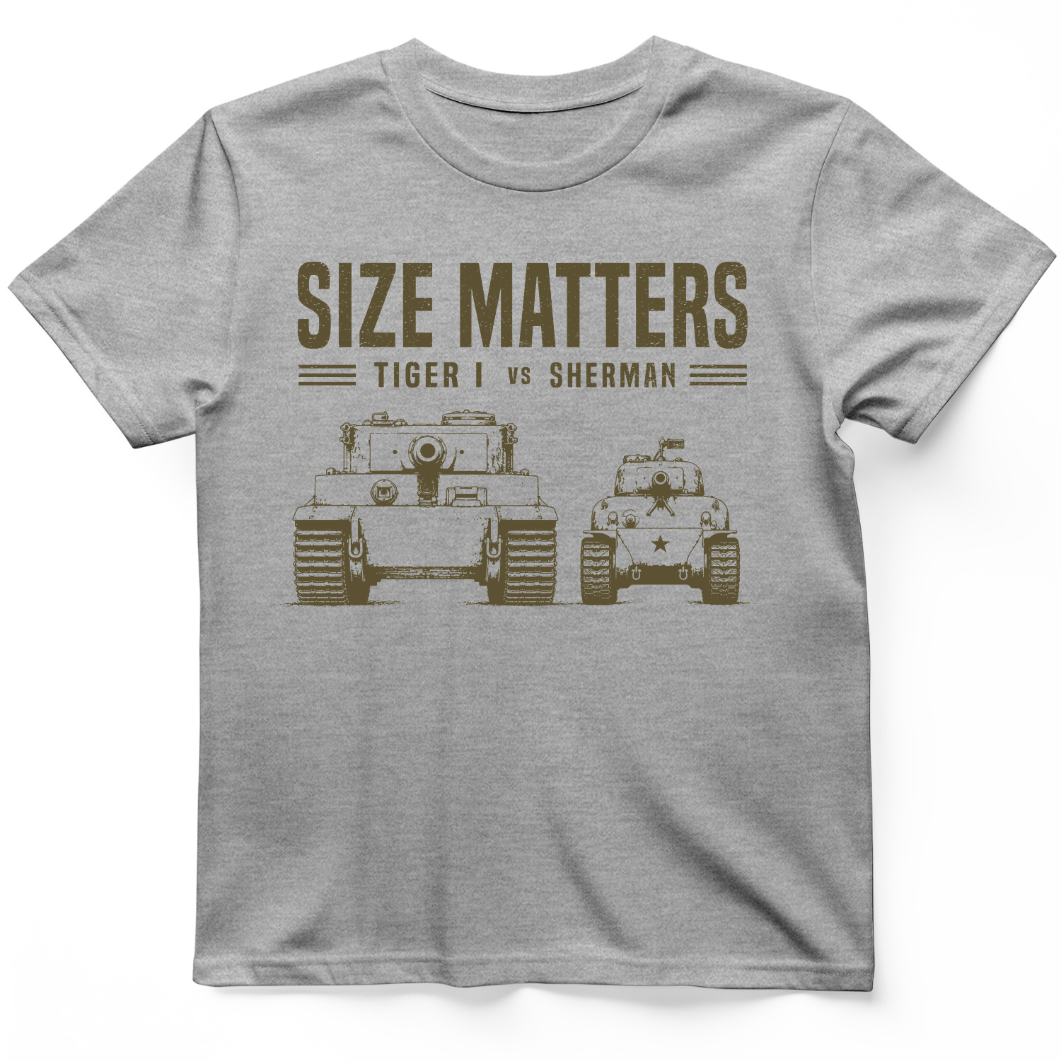 Tiger vs Sherman T-Shirt Sport Grey / S