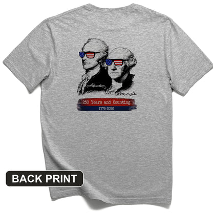 250 Years and Counting Back Print T-Shirt