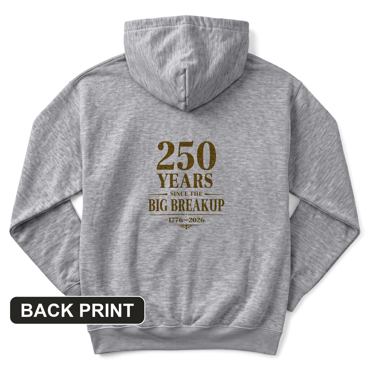 250 Big Breakup Back Print Hoodie