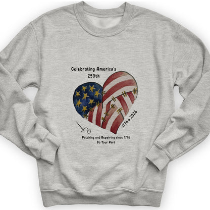 250th Heart Sweatshirt