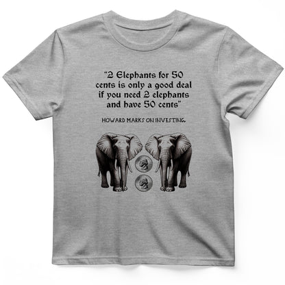 2 Elephants for 50 Cents T-Shirt