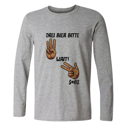 3 Beers Long Sleeve T-Shirt