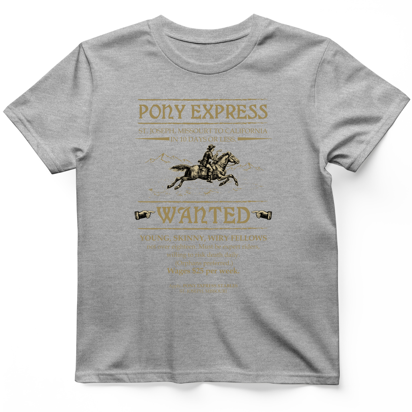 Pony Express Poster T-Shirt