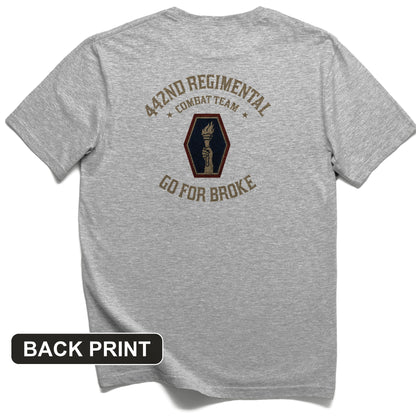 442nd RCT Back Print T-Shirt