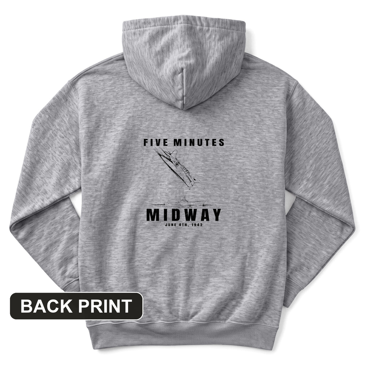 5 Minutes at Midway Back Print Hoodie