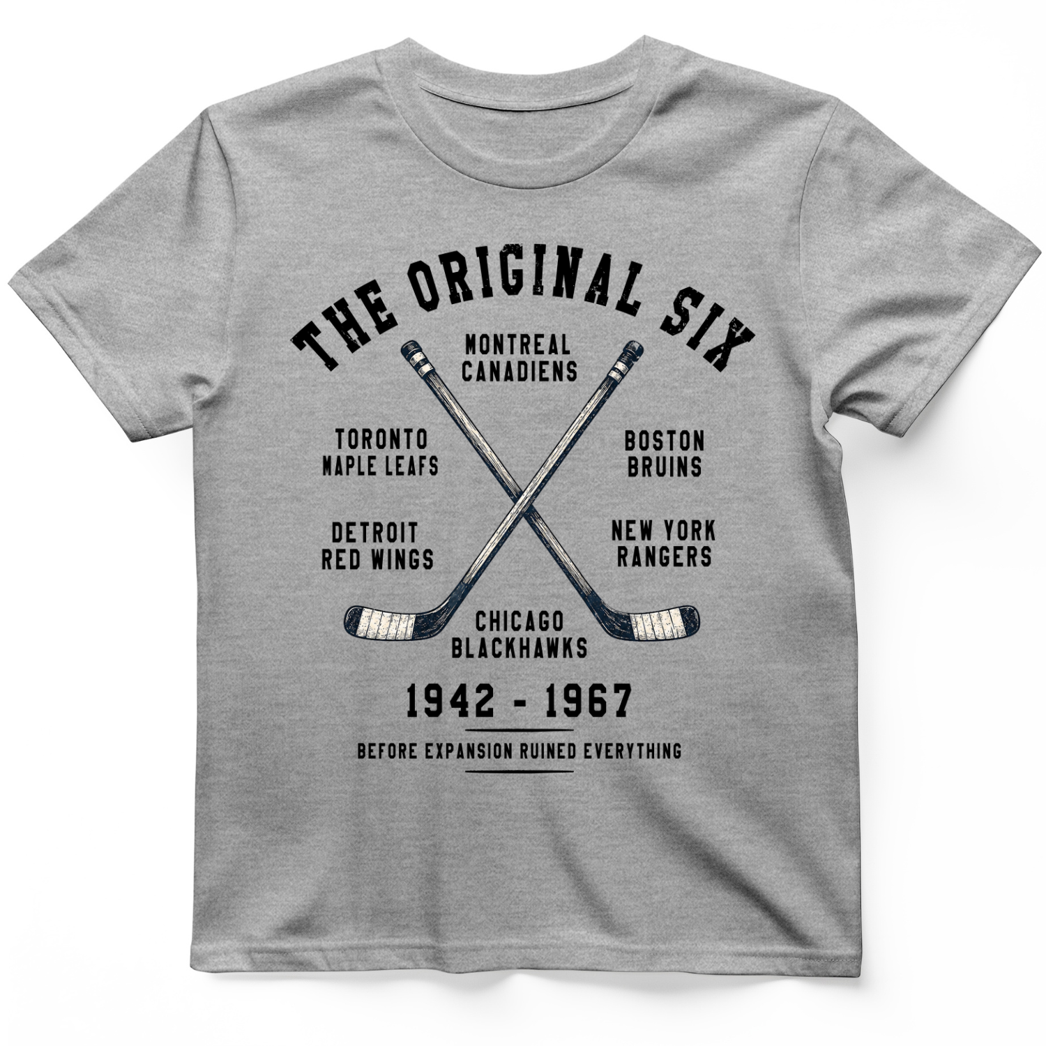 NHL Era of Six T-Shirt Sport Grey / S