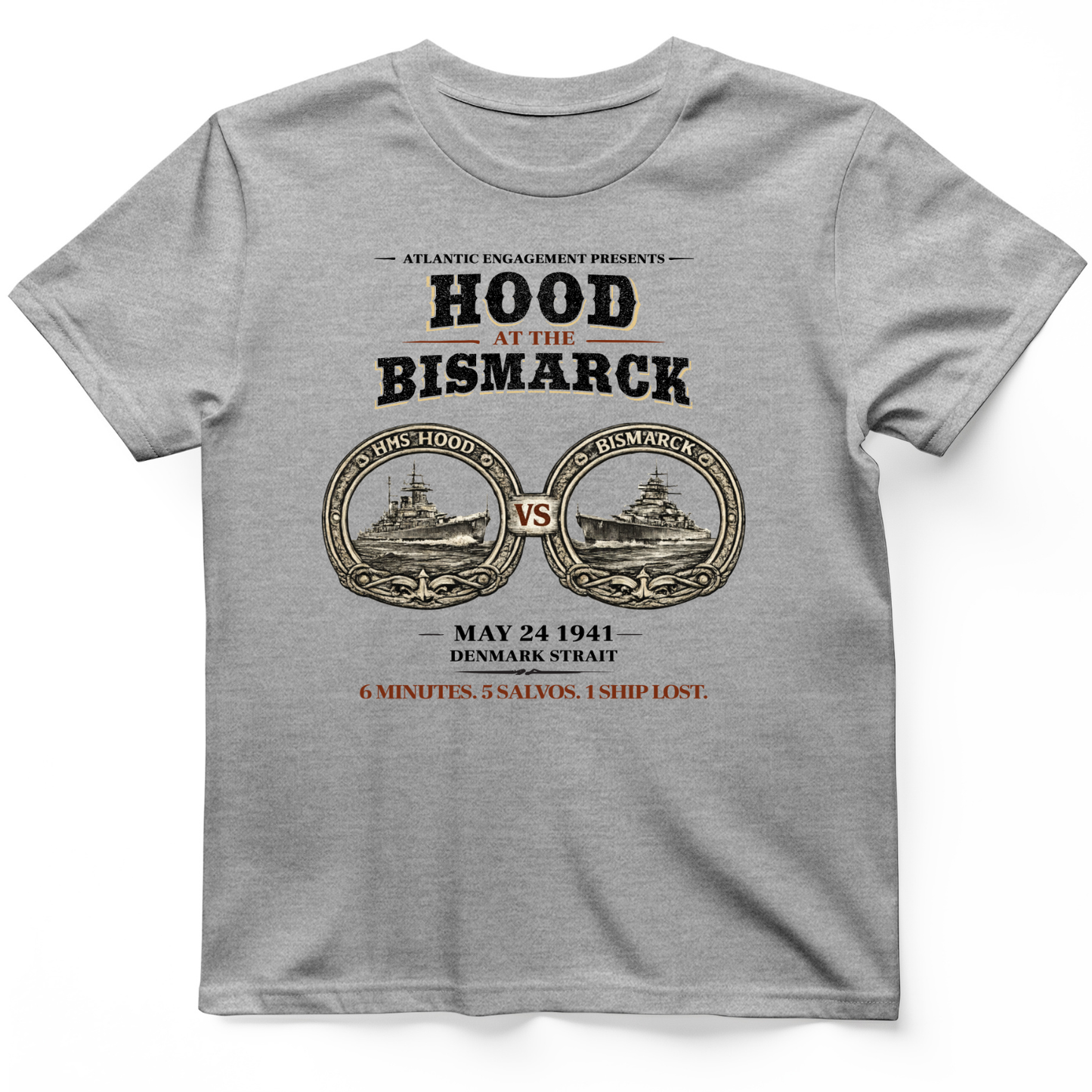 Hood vs Bismark T-Shirt