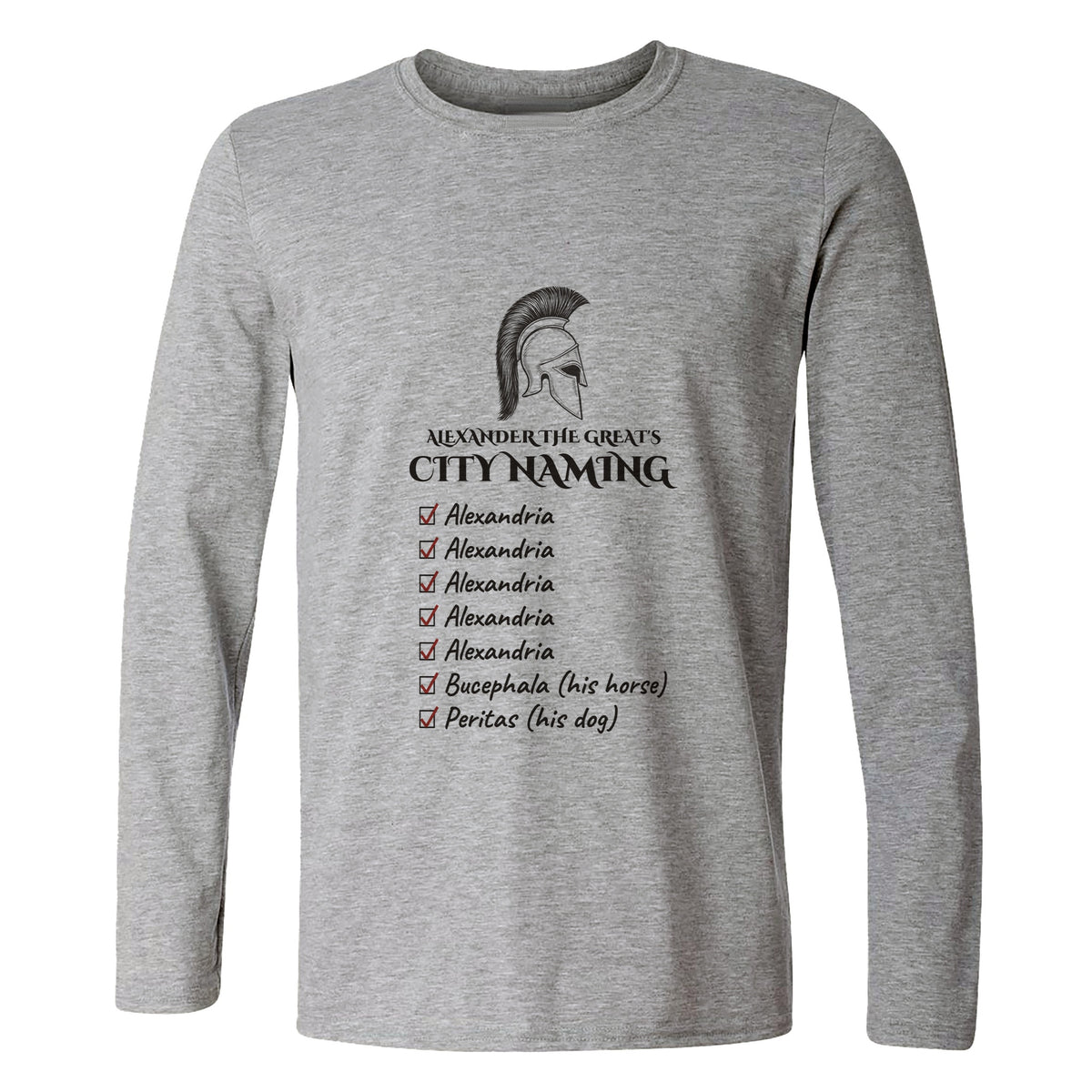 Alexander City Naming Long Sleeve T-Shirt