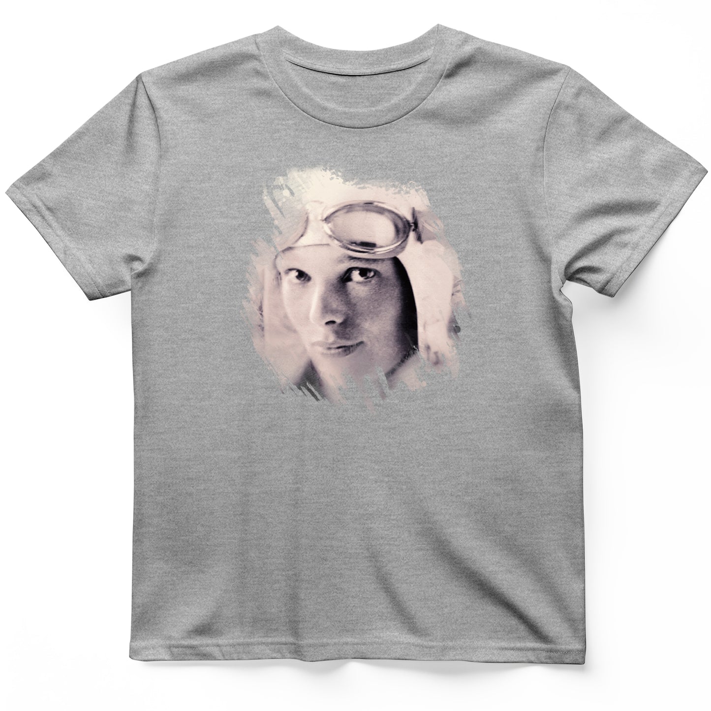 Amelia Earhart in Color T- Shirt