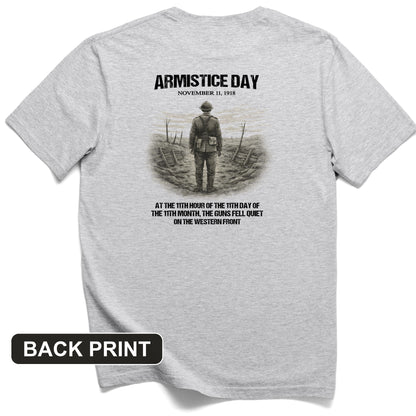 Armistice Day Back Print T-Shirt
