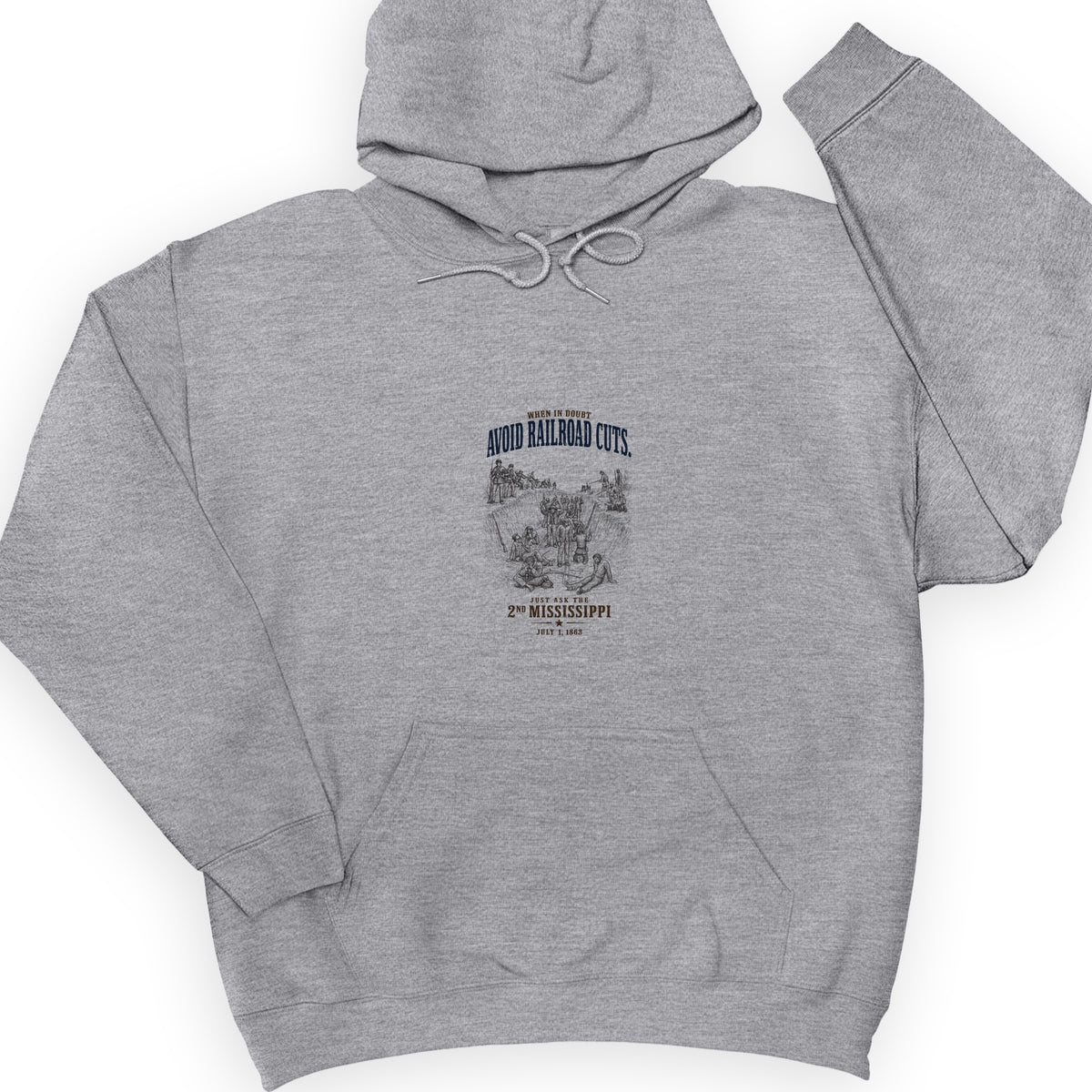 Avoid Railroad Cuts Hoodie