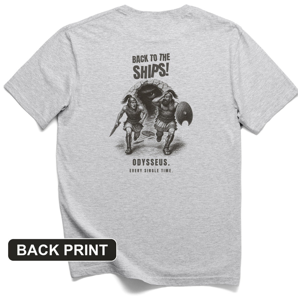 Back To The Ships Back Print T-Shirt