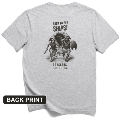 Back To The Ships Back Print T-Shirt